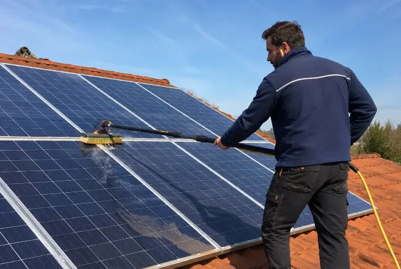 Nettoyage et entretien de panneaux solaires à Steenvoorde